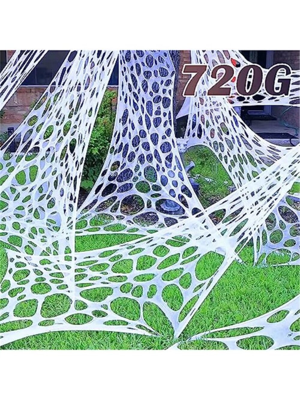 1200 Sqft Giant Durable Spider Webs Halloween Decorations Outdoor